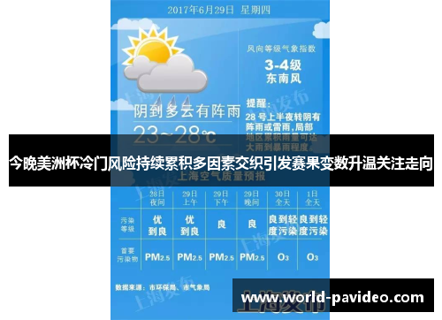 今晚美洲杯冷门风险持续累积多因素交织引发赛果变数升温关注走向